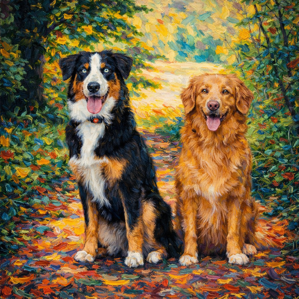 Pet portrait in Color